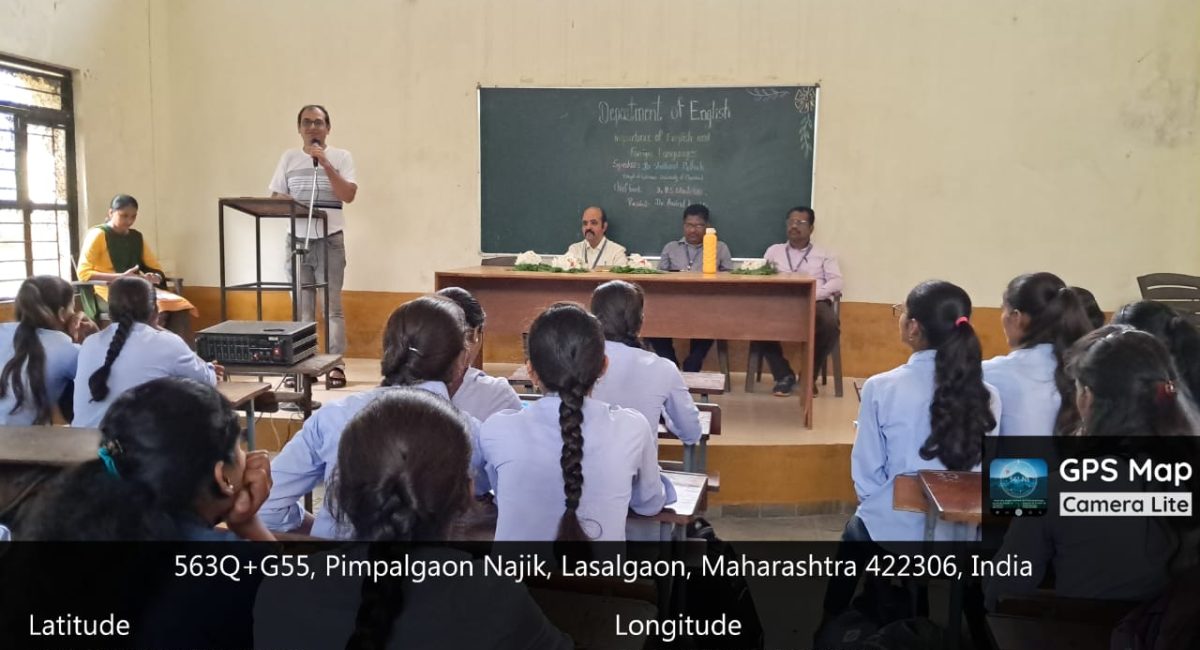 DEPT OF ENGLISH GUEST LECTURE